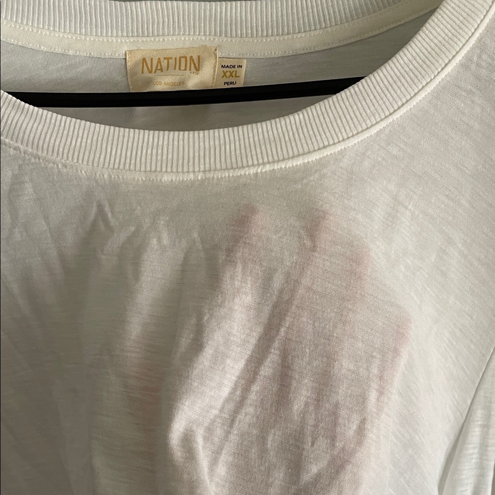 Nation LTD White Long-Sleeve Top with Smocked Cuffs - Picture 3 of 7